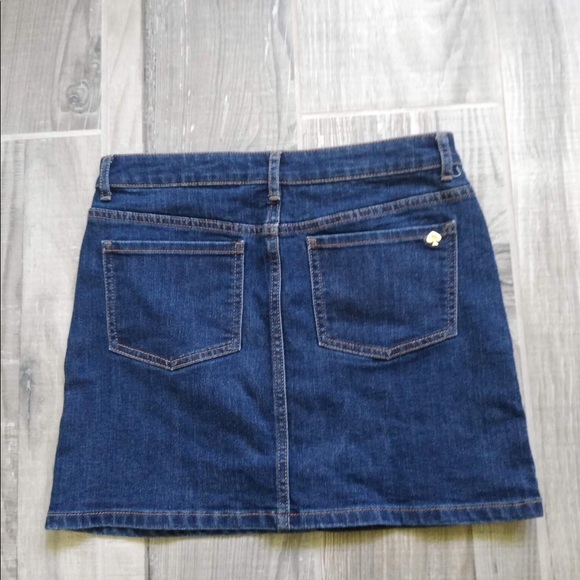 Kate spade button down Denim skirt - Picture 3 of 6